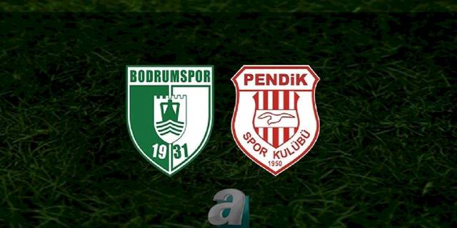 Bodrumspor - Pendikspor maçı ne zaman, saat kaçta ve hangi kanalda? | TFF 1. Lig