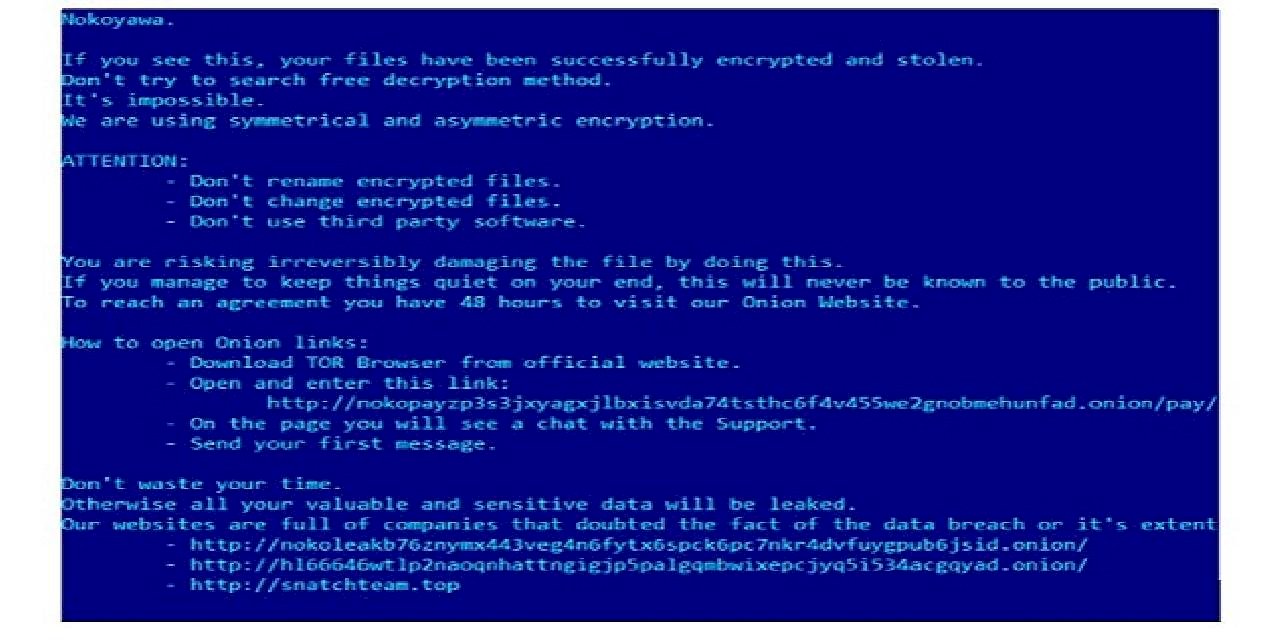 Microsoft Windows'taki sıfır gün açığı Nokoyawa fidye yazılımı saldırılarında kullanıldı