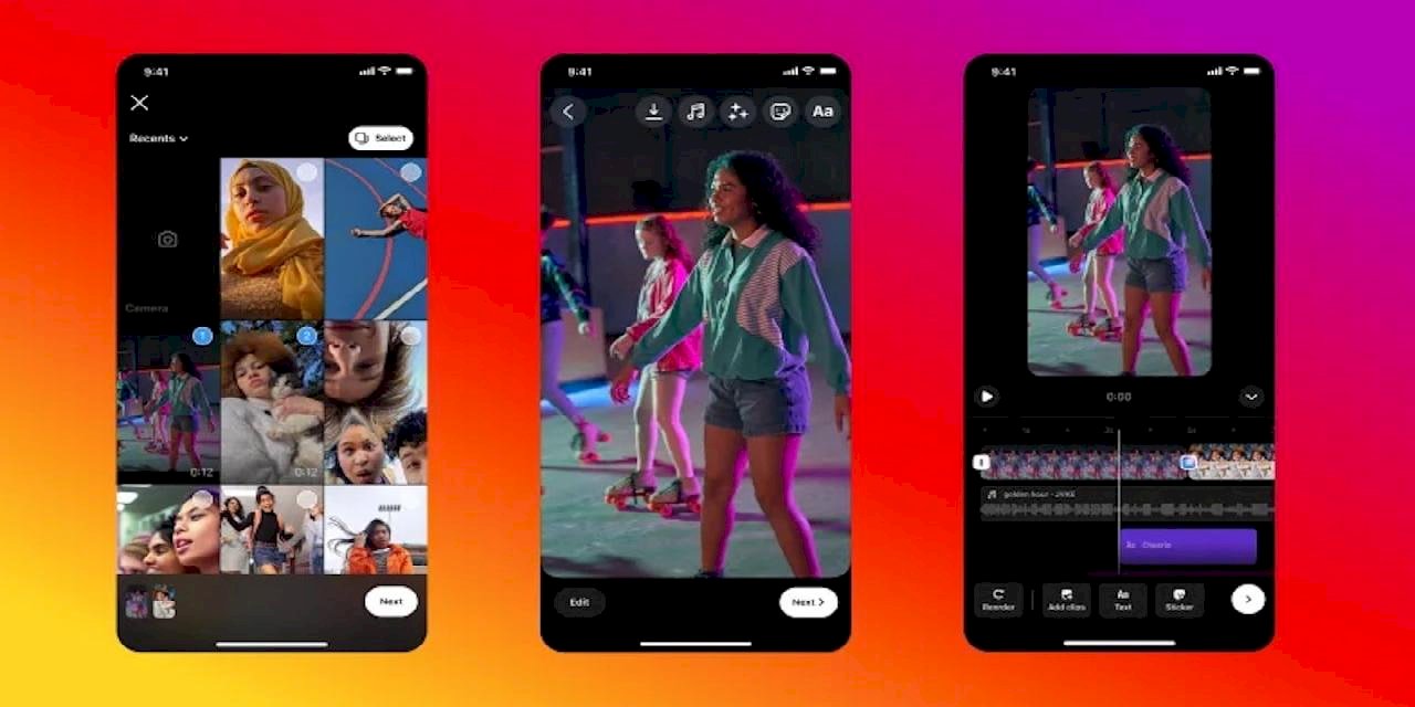 Instagram Reels Video Düzenleyici Yenilendi