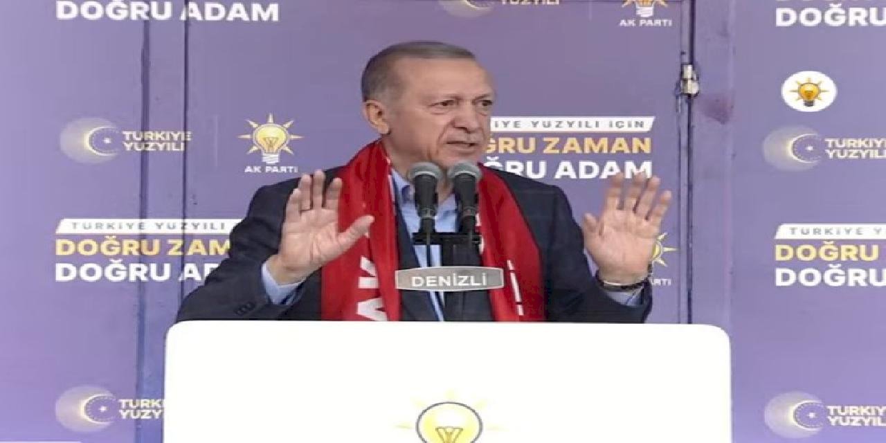 Cumhurbaşkanı Erdoğan Denizli'de