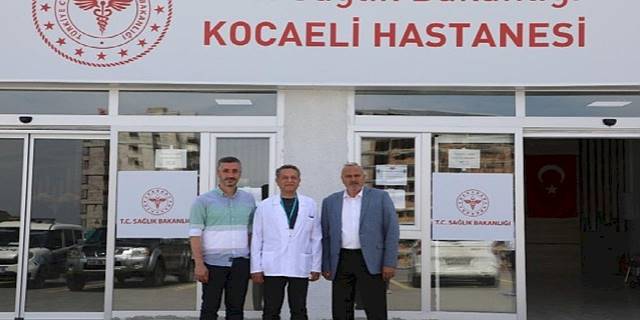 Defne'deki Kocaeli Hastanesi'ne bayram ziyareti