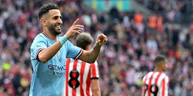 Manchester City 3-0 Sheffield United (MAÇ SONUCU - ÖZET) Man. City Mahrez ile finalde!