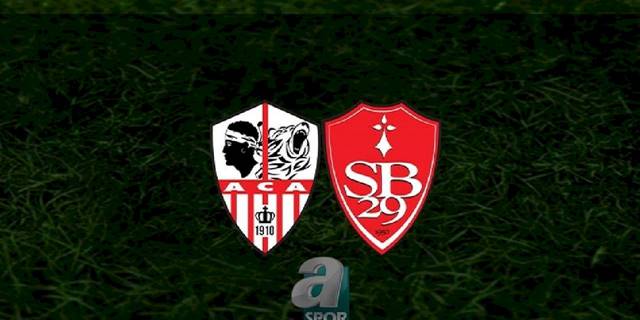 Ajaccio - Brest maçı ne zaman, saat kaçta ve hangi kanalda? | Fransa Ligue 1