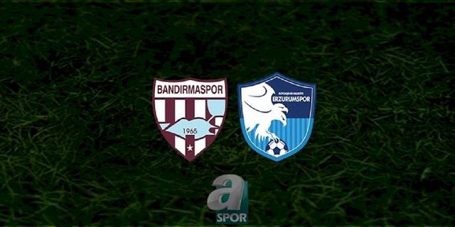 Bandırmaspor - Erzurumspor maçı ne zaman, saat kaçta ve hangi kanalda? | TFF 1. Lig