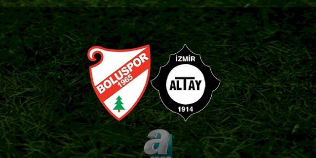 Boluspor - Altay maçı ne zaman, saat kaçta ve hangi kanalda? | TFF 1. Lig