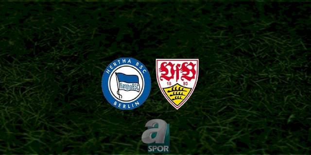 Hertha Berlin - Stuttgart maçı ne zaman, saat kaçta ve hangi kanalda? | Almanya Bundesliga