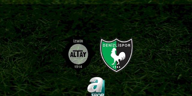 Altay - Denizlispor maçı ne zaman, saat kaçta ve hangi kanalda? | TFF 1. Lig