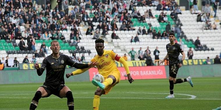 Konyaspor 2-2 Kayserispor (MAÇ SONUCU - ÖZET) Konya'da kazanan çıkmadı!