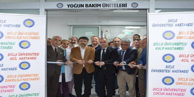 Dicle Üniversitesi'nde yeni yoğun bakım ünitesi açıldı