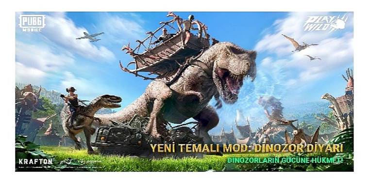 PUBG MOBILE, 2.6 Güncellemesi ile Dinozor Çağına Giriyor