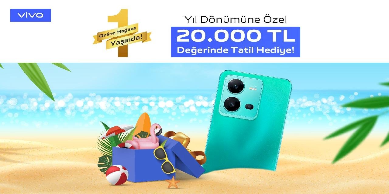 vivo, myvivoshop.com’un 1. Yaşını 20.000 TL’lik Tatil Hediyesiyle Kutluyor