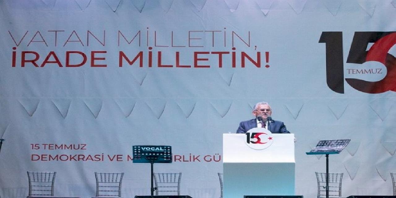 Memduh Büyükkılıç'tan 15 Temmuz mesajı