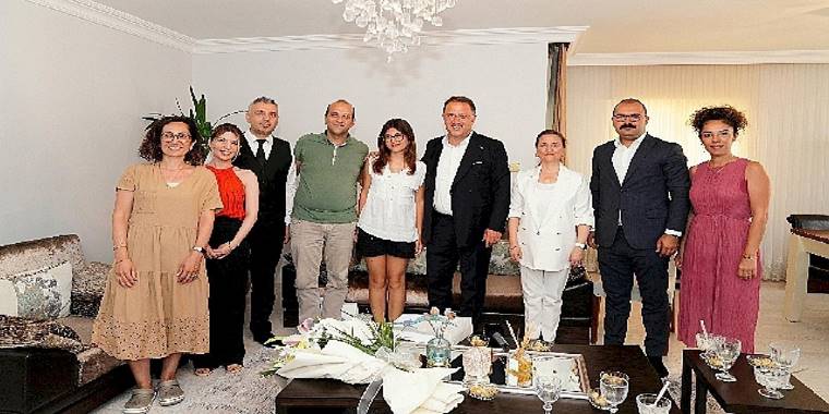 Başkan Çalık, LGS birincilerini ziyaret etti