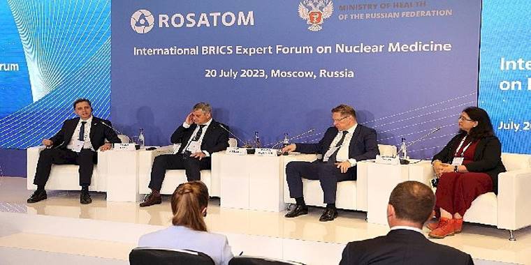 Rusya Sağlık Bakanlığı ve Rosatom'un düzenlediği BRICS Uluslararası Nükleer Tıp Uzman Forumu Moskova'da başladı