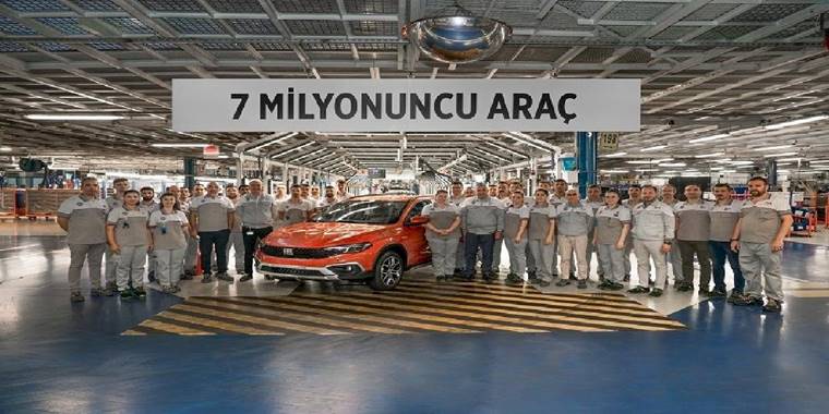 Tofaş 7 milyonuncu aracını üretti