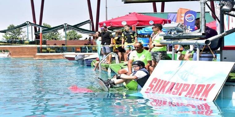 Kayseri'de Wakeboard rüzgarı