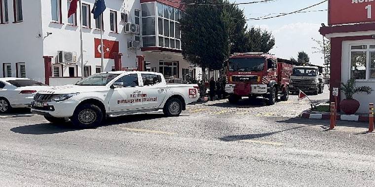 Aydın Büyükşehir Belediyesi İtfaiyesi Çanakkale yangınına müdahale için yola çıktı