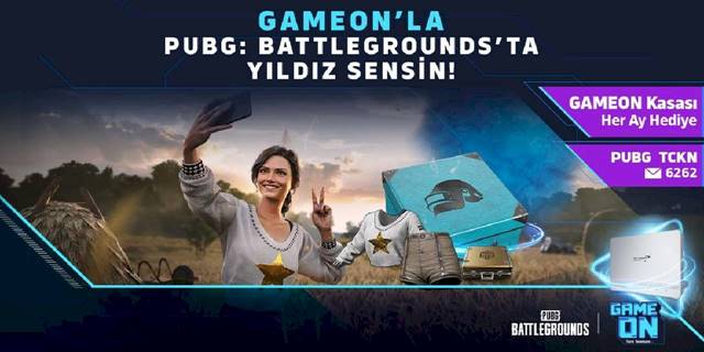 GAMEON, PUBG’de Her Ay GAMEON Kasası Hediye Ediyor