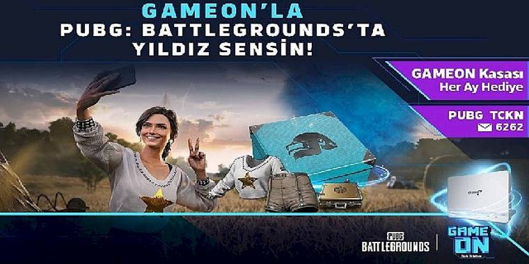 GAMEON farkıyla PUBG'de GAMEON Kasası her ay hediye