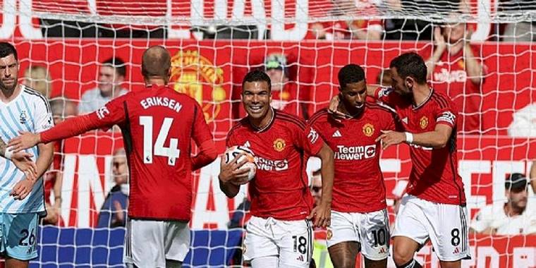 Manchester United 3-2 Nottingham Forest (MAÇ SONUCU - ÖZET) ManU geriden geldi!