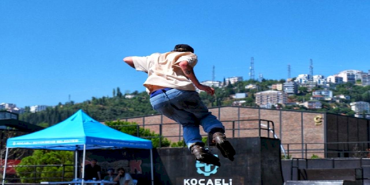 Skate Park’ta adrenalin tavan yaptı