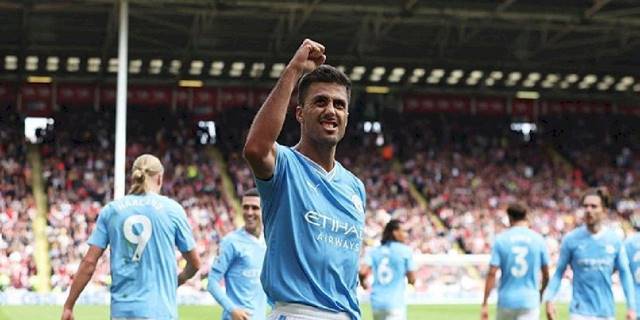 Sheffield United 1-2 Manchester City (MAÇ SONUCU - ÖZET) Rodri'den hayat öpücüğü!