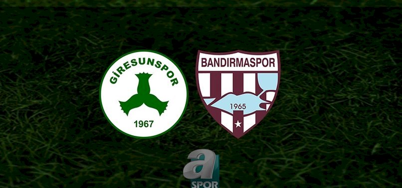 Giresunspor - Bandırmaspor maçı ne zaman, saat kaçta ve hangi kanalda? | Trendyol 1. Lig