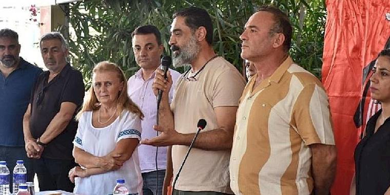 Başkan Atabay Didim Cem Evi'nde düzenlenen basın açıklamasına katıldı