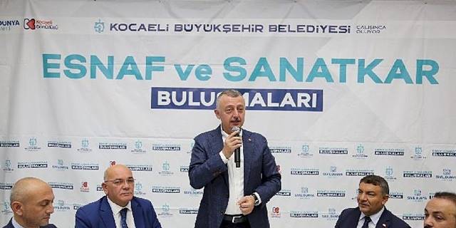 Başkan Büyükakın, Dilovası Esnafıyla Buluştu