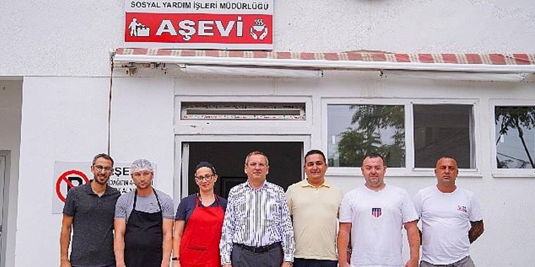 Başkan Mesut Ergin'den Aşevi'ne Öğle Yemeği Ziyareti