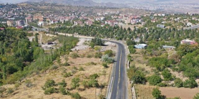 Erciyes yolunda çalışmalar sürüyor