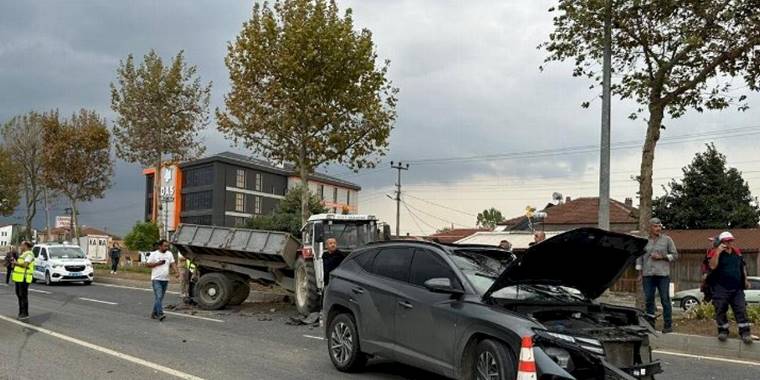 Düzce Zonguldak yolunda kaza: 6 yaralı