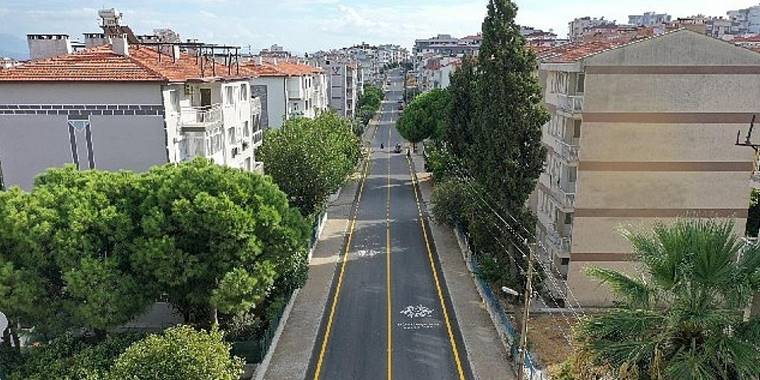 Aydın Büyükşehir Belediyesi Söke Milli Egemenlik Caddesi'ni baştan sona yeniledi