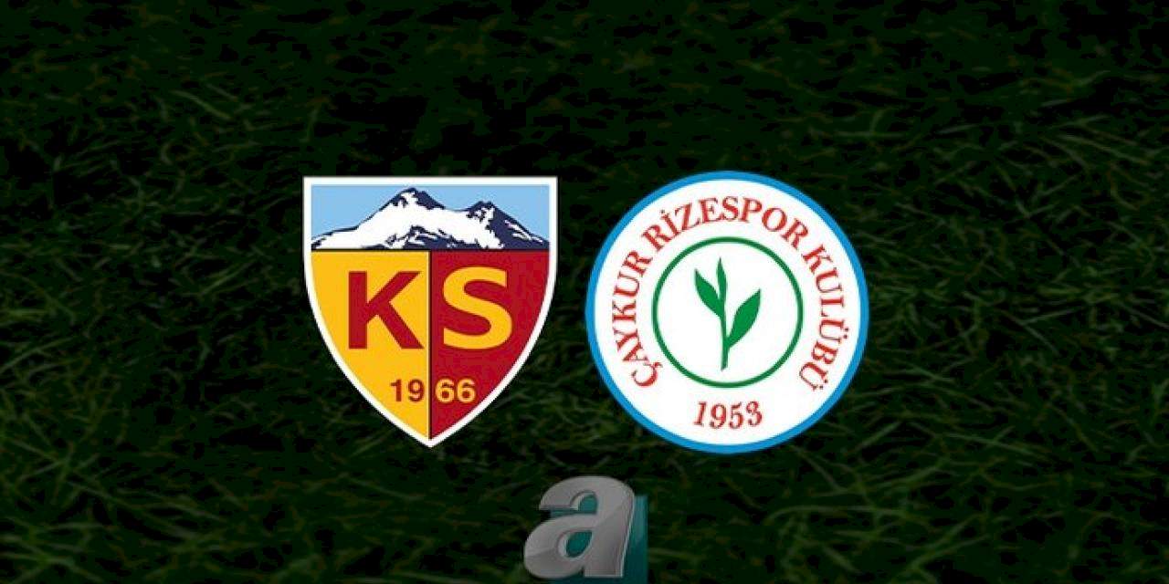 Kayserispor - Rizespor maçı ne zaman, saat kaçta ve hangi kanalda? | Trendyol Süper Lig