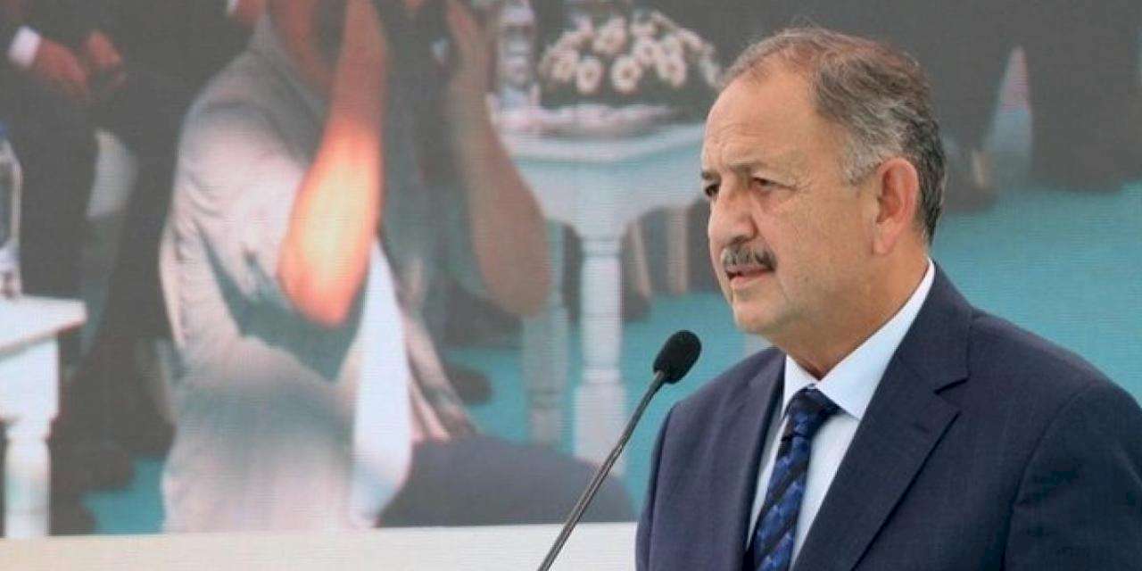 Bakan Özhaseki'den deprem konutları açıklaması