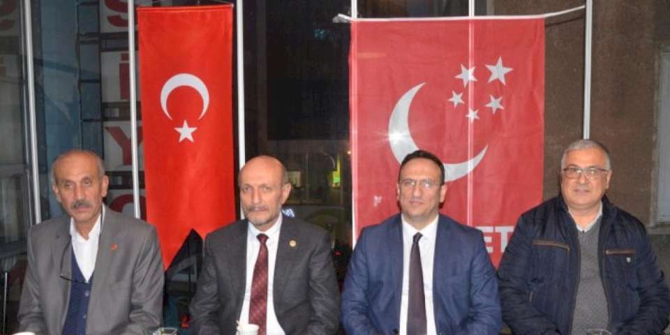 Saadet Partisi Keşan'da oda başkanları ile buluştu