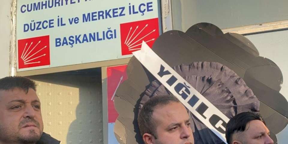 Düzce’de CHP Milletvekiline sert tepki