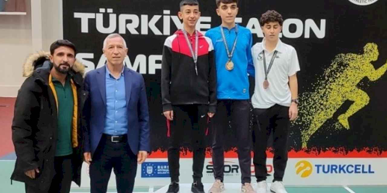 Diyarbakırlı sporcu şampiyonadan altın madalyayla döndü