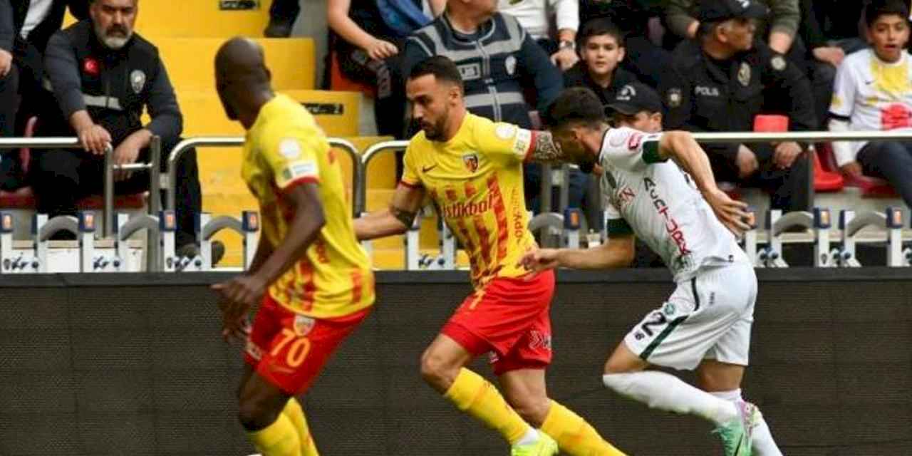 Mondihome Kayserispor 2-2 Tümosan Konyaspor (Maç Sonucu) Kayseri'de kazanan yok!