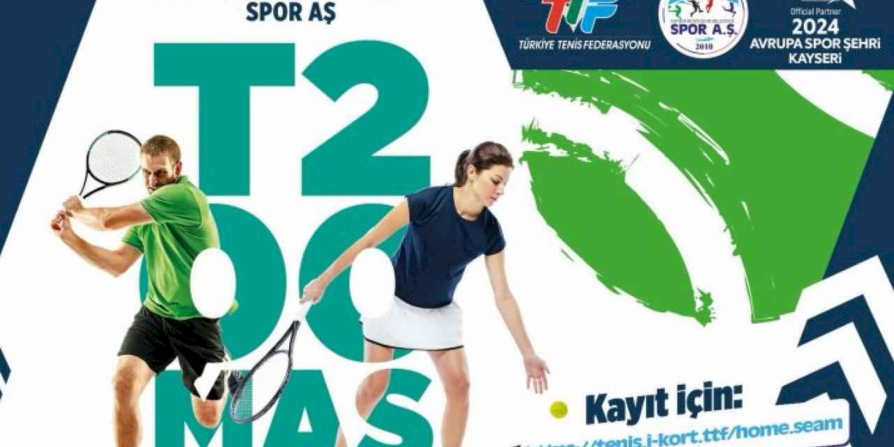 Avrupa spor şehri Kayseri, Tenis Turnuvası’na ev sahipliği yapacak