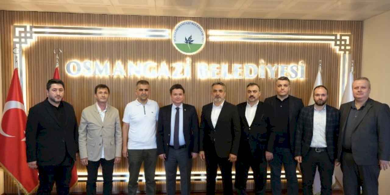 Başkan Aydın'a MÜSİAD Bursa'dan kutlama ziyareti