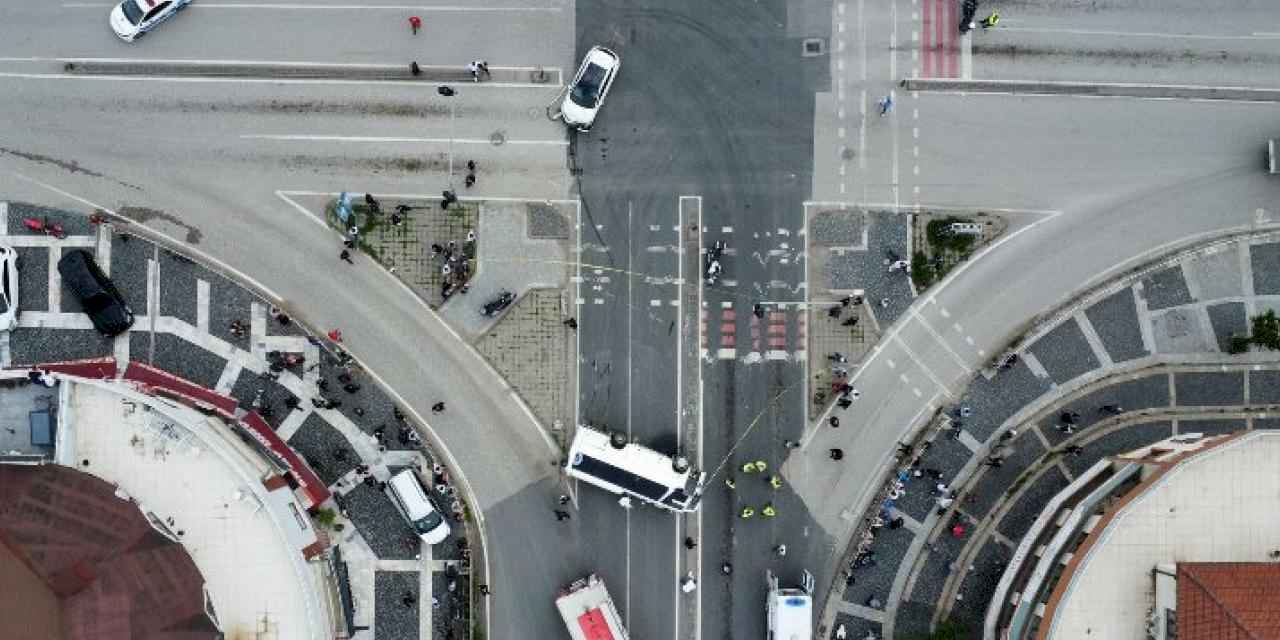 Düzce'de otobüs kazası: Çok sayıda yaralı var