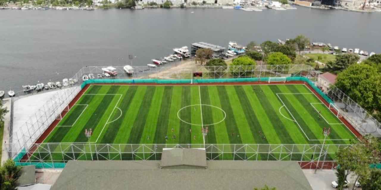İstanbul'da Balat Spor Tesisispor kulüplerinin kullanımına açıldı
