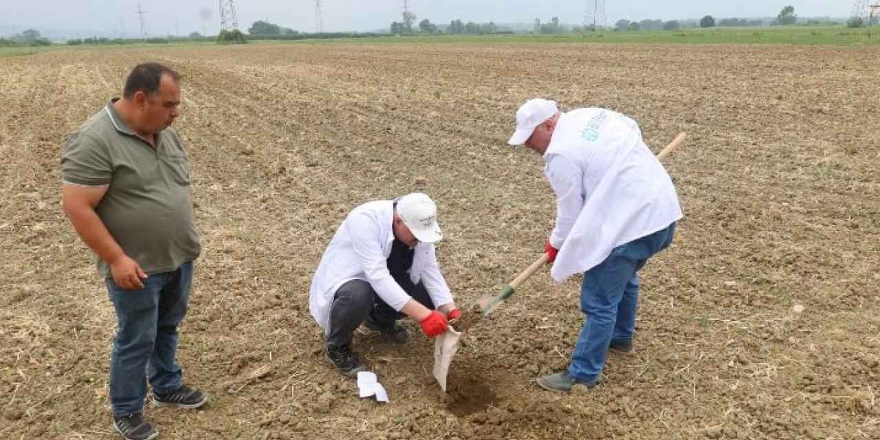 Kocaeli'de çiftçilere ücretsiz toprak analizi