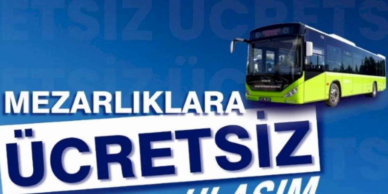 Kocaeli'den bayramda mezarlıklara ücretsiz ulaşım