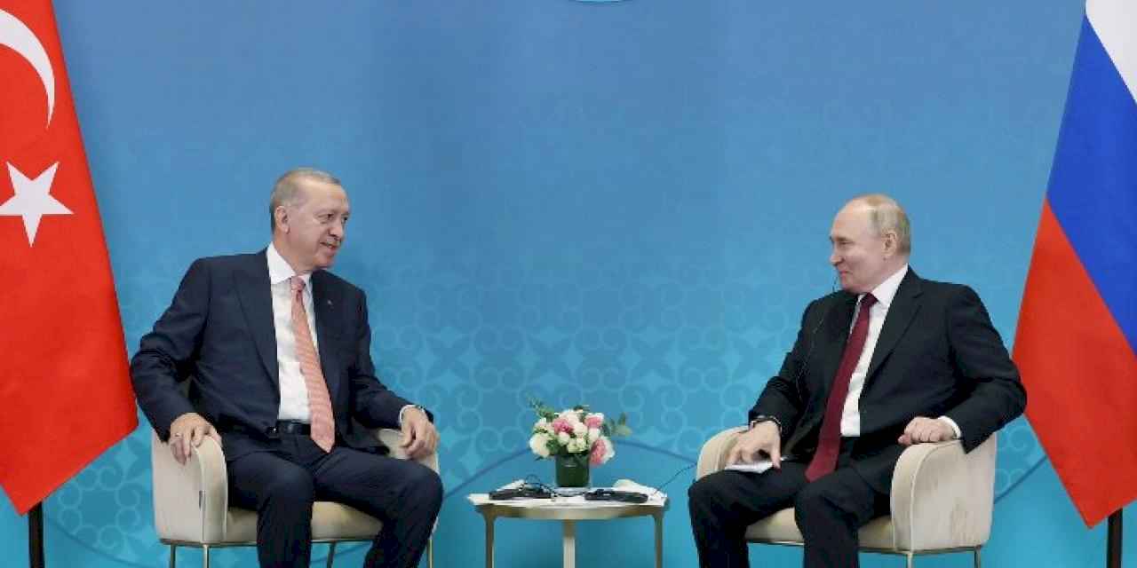 Erdoğan-Putin'le görüştü... Erdoğan'dan Putin'e Türkiye daveti
