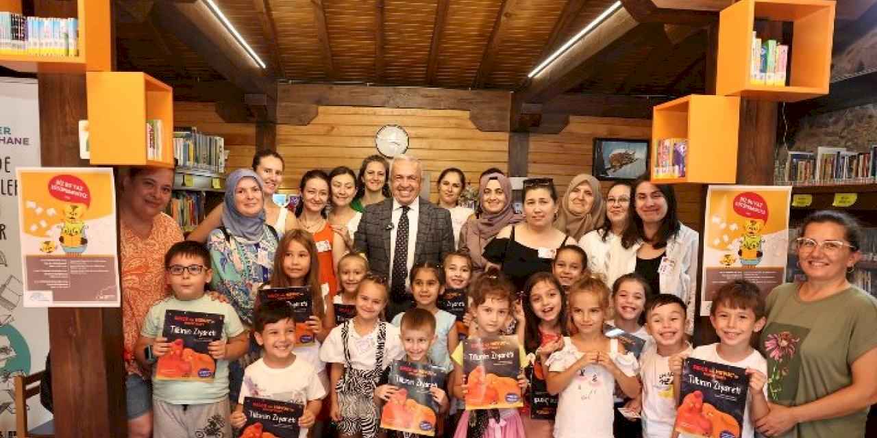 Başkan Şadi Özdemir miniklerle buluştu