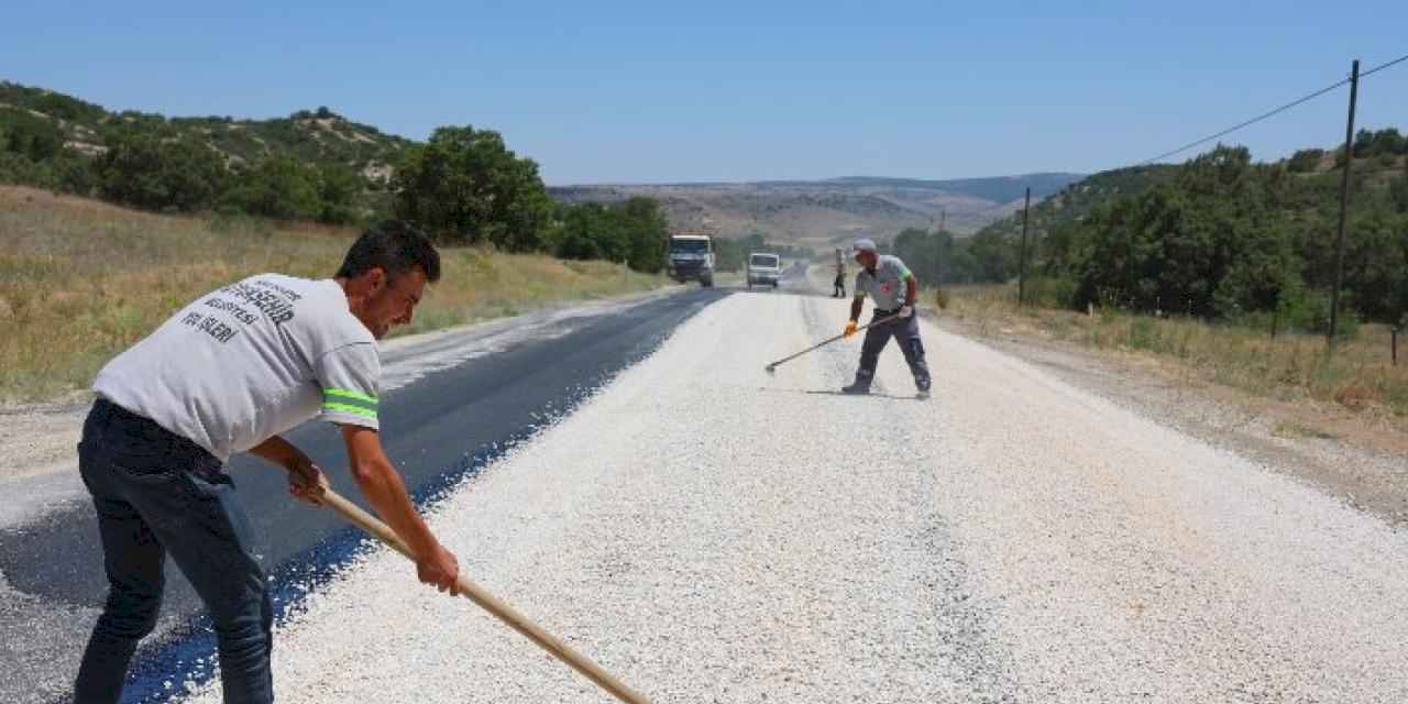 Eskişehir'de kırsal mahalle yolları yenileniyor
