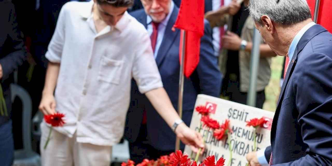 Başkan Alemdar, şehit Serdar Gökbayrak’ın kabrindeydi