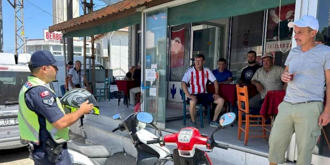 Edirne Jandarması'ndan motosiklet  sürücülerine uyarı!